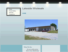 Tablet Screenshot of lakesidewholesale1.com